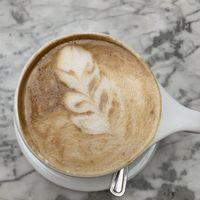 Vanilla latte at Freesoulcaffe in Tustin