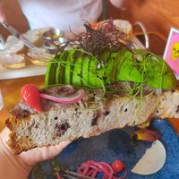 Thicc slice of sourdough at Castro's in Honolulu