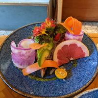 Vegan Avocado toast board! Delicious. at Castro's in Honolulu