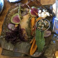 Vegan tamale   at Castro's in Honolulu