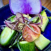 Pickled cucumber.   at Castro's in Honolulu