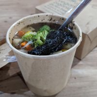 Chinese soup at Sayavegan in Kuta