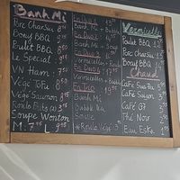 Menu at Bella in Shebrooke