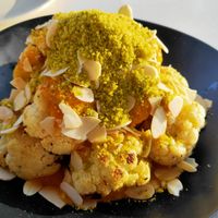 Cauliflower with tasty dressing at Pizza Riccardo in Narrabeen