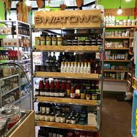 various products from different parts of the world, such as oils, creams, pastes, ready meals at Bio Vegan in Suwalki