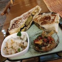 Falafel wrap at Noja in Prizren