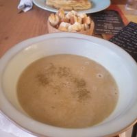 Lentil soup at Noja in Prizren