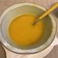 Vegan soup  at Noja in Prizren