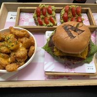 Avocado toast, burger & egg and cheese bowl  at SoBe Vegan in Miami Beach