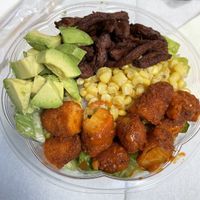 Full size spicy cobb salad   at SoBe Vegan in Miami Beach