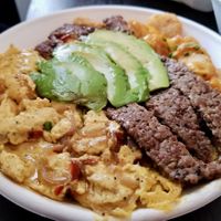 Omg everything you need in a breakfast bowl on the go  at SoBe Vegan in Miami Beach