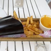 SoBe V cheese fries at SoBe Vegan in Miami Beach