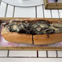 Philly cheese steak at SoBe Vegan in Miami Beach