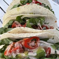 Avocado tacos   at SoBe Vegan in Miami Beach