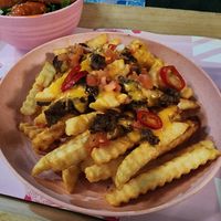 Loaded fries at SoBe Vegan in Miami Beach