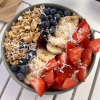 Açaí bowl  at SoBe Vegan in Miami Beach