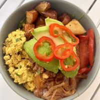 Breakfast bowl  at SoBe Vegan in Miami Beach