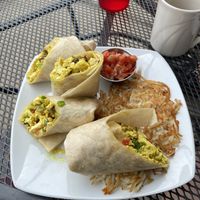 Tofu breakfast burrito  at The Wooden Spoon - Fox Hill Commercial Center in Overland Park
