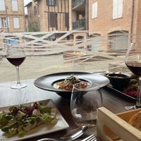 Curry et assiette Moyen Orient  at Le Tournesol Cuisine Vegetarienne in Albi