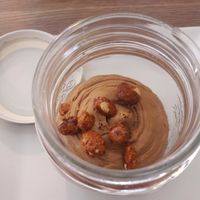 mousse vegan choco caramel !!!! at Le Tournesol Cuisine Vegetarienne in Albi