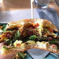 vegan burger at De Kaap in Urk