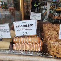 Vegan pastry at Landbageriet - Naturbageriet in Copenhagen