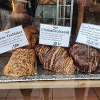 Vegan pastry at Landbageriet - Naturbageriet in Copenhagen