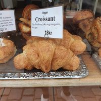 Vegan croissant at Landbageriet - Naturbageriet in Copenhagen
