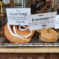 Vegan pastry, Zimtschnecke at Landbageriet - Naturbageriet in Copenhagen