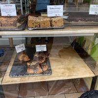 Some of the selection at Landbageriet - Naturbageriet in Copenhagen