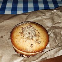 Marzipan cookie at Landbageriet - Naturbageriet in Copenhagen