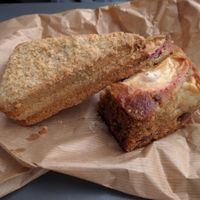 marzipan cake at Landbageriet - Naturbageriet in Copenhagen