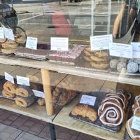 Loads of vegan baked options! at Landbageriet - Naturbageriet in Copenhagen