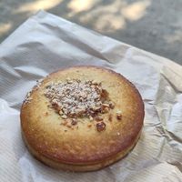 Vegan marzipan cookie at Landbageriet - Naturbageriet in Copenhagen