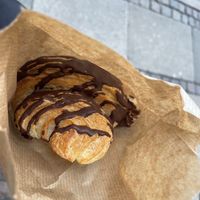 Chocolate croissant   at Landbageriet - Naturbageriet in Copenhagen