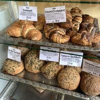 Vegan selection inside the Shop   at Landbageriet - Naturbageriet in Copenhagen