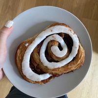 cinnamon roll at Landbageriet - Naturbageriet in Copenhagen