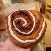 Cinamon roll at Landbageriet - Naturbageriet in Copenhagen