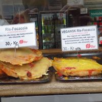 Focaccia at Landbageriet - Naturbageriet in Copenhagen