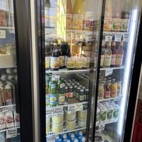 Chilled drink section  at Landbageriet - Naturbageriet in Copenhagen