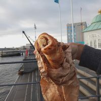 Choko Croissant at Landbageriet - Naturbageriet in Copenhagen