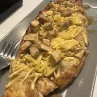 Peinirli with cheese, seitan and maple syrup / do not recommend  at Keenkies in Athens