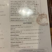 Vegetarian Menu Options  at Jade in Orlando
