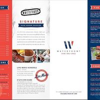 Menu at Waterfront Restaurant at The Abbey Resort in Fontana-on-geneva Lake