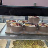 Overnight oats at SEED & STONE in Adelaide