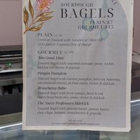 Bagel specials at SEED & STONE in Adelaide