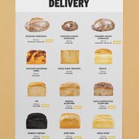 Breads which are labelled vegan at FLOUR FLOUR in Chiang Mai