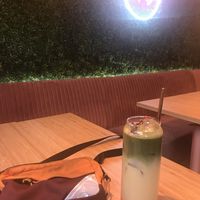 Great cold matcha Ice-latte 🌸 at Tipsy in Aarhus