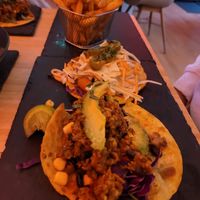 Tako me home Taco And a "shrimp" taco. at Tipsy in Aarhus