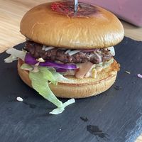 Vegan “The Classic Burger"  at Tipsy in Aarhus